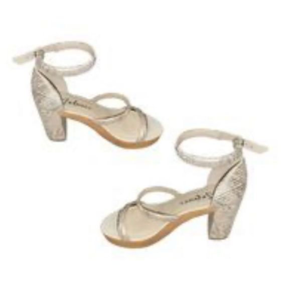 Matisse Wooden & Leather Snake Embossed Ankle Strap Sandal - Picture 2 of 2